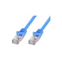 Techly Professional Cavo di rete Patch in rame Cat.6 Blu SFTP LSZH 1m