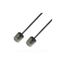 Cavo di rete Patch in Rame Ultra Slim Cat.6 Nero utp 3 m - Techly Professional