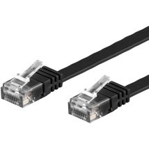 Cavo di Rete Patch Piatto in Rame Cat.6 Nero utp 5m - Techly Professional