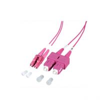 Techly Professional Cavo Fibra Ottica SC/LC 50/125 Multimodale 10m Diametro 1.2mm OM4