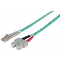 Cavo Fibra Ottica sc/lc 50/125 Multimodale 15m OM3 - Techly Professional