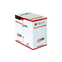 Matassa f/utp Cavo Cat.5E cca 305m Rigido da Esterno Nero - Techly Professional