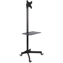 Supporto a Pavimento con Mensola Trolley tv LCD/LED/Plasma 19''-37'' - Techly
