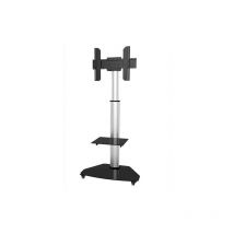 Supporto a Pavimento con Mensola Trolley tv LCD/LED/Plasma 37-70'' Silver - Techly
