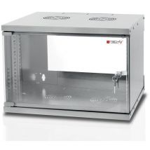 Armoire murale Techly 19 6U prof. 320 Gris Assemblé" I-CASE EL-1006G32
