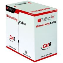 Techly Professional - Câble réseau Techly ITP-C6F-FL Gris 305 m Cat6 f/utp (ftp)