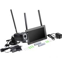 Technaxx - TX-128 4880 Senza fili (radio), Senza fili, wlan ip-kit videosorveglianza senza fili 4 canali con 1 camera 192