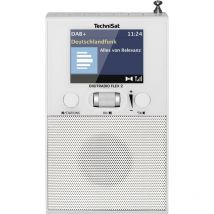 Technisat - digitradio flex 2 Radio prise de courant dab+, fm Bluetooth avec caisson d'enceinte, fonction réveil blanc S437582