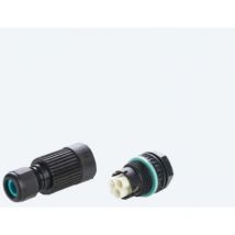 Techno 3p 16a steckdosen- und steckerset schwarz - thb.385.a3d.r