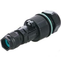 Techno kit connect panel plug-socket 5p ip connettore presa&43 spina a pannello con dado thr.406.s5a