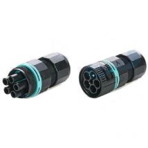 Techno kit mini-connect plug-socket 5p screw ip66 thb.387.a5a.r