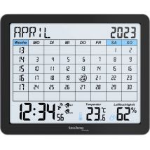WT2600 Radiocontrollato Calendario Nero Tempi di allarme 2 - Techno Line