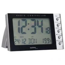 Wt 188 despertador Reloj despertador digital Negro, Plata - Technoline