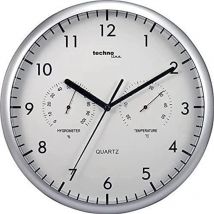 Techno Line wt 650 Quarzo Orologio da parete 26 cm Argento