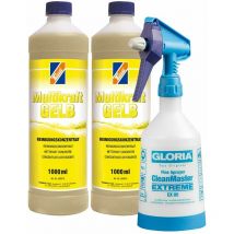 Sanitärreiniger Multikraft gelb sauer Konzentrat 2x 1 Liter inkl. Sprühflasche 500 ml - Technolit