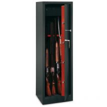 Armadio in acciaio portafucili cassaforte fucili fuciliera 5 posti TCH/5