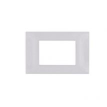 Edelstein-kompatible technopolymerplatte vimar plana 14653.01 3 module weiß - 6003-01