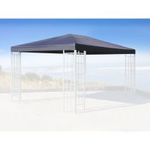 Quick-star - Techo de repuesto para Rank Gazebo 3x4m Antracita