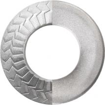 Teckentrup Elektro Sperrkantscheiben M6 NSK-E für elektrische Schraubverbindungen, Edelstahl - 1000 Stück