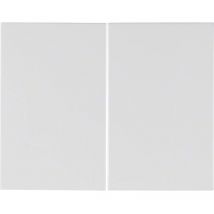 Berker - Tecla doble de interruptor/conmutador de la serie ' K1' IP20 color blanco polar