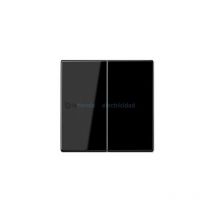 Tecla doble para interruptor o pulsador negro Jung ls 995 sw