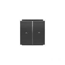 Tecla interruptor persianas negro soft Niessen sky 8544 ns