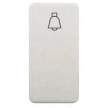 Tecla pulsador campana estrecha blanco BJC 16716