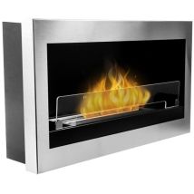 Azura Home Design - Chéminée Bio-éthanol Verona 3 Kw - Acier