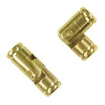 Bisagra oculta cilindrica laton 5mm para estuche , 0UNIDADES - Tecno