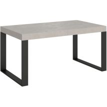 Ausziehtisch 160/420x90 cm Tecno Premium Kaschmir Beine in Anthrazit