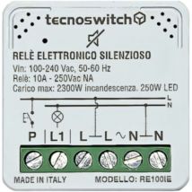 Tecno switch electronic silent relay 250w 100-240v - re100ie