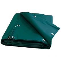 Tecplast - Bâche Brise Vue Verte 2x3 m XP640BV - Garantie 10 ans - Brise vent occultant - Pare vue jardin - Made in France