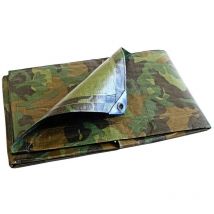 Bâche Camouflage 1,8x3 m CM150MU - Haute Qualité - Bâche militaire de protection imperméable - Tecplast