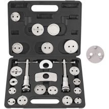 Tecpo Bremskolbenrücksteller Set, 22-teilig Universal Bremskolben Bremssattel Rückstellwerkzeug Auto Kfz Werkzeug Rücksteller Satz Passend Für Vag Vw 