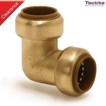 Tectite - 45510 - connection Brass elbow T12/T090 10mm (10pcs) - gold