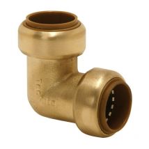 Steckfitting Messing 90° Winkel 15mm 2x Steck Seppelfricke Tectite