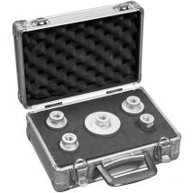 Tectool - Set de couronnes diamantées pour perçage à sec - 5 couronnes dans une mallette