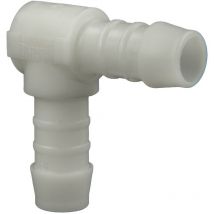 Schlauchverbinder 90° Winkel Ø 27 Mm - Nylon Weiß - Tecuro