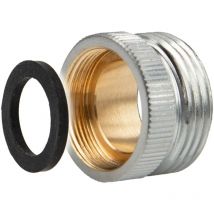 Aufnahme Adapter Übergangsstück für Ausläufe an Armaturen, ag 3/4 auf ig M22x1 - Tecuro