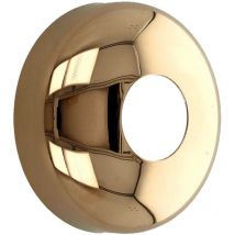 DESIGN-Hahnrosette (1/2 ) ø 22 mm x ø 61 mm x 10 mm - vergoldet - Tecuro