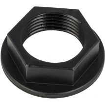 Gegenmutter mit ig 1/2 Zoll - pp schwarz - Tecuro