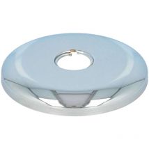 Gewinderosette 3/4 Zoll x ø 80 mm x Höhe 15 mm, Messing verchromt - Tecuro