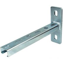 Tecuro - Schienenkonsole Typ 27/18 X 500 Mm X 1,50 Mm. Stahl Verzinkt C/u-profil