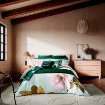 Ted Baker - Gardenia Floral Duvet Cover Set Super King Size Mint