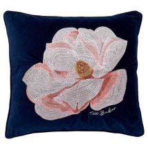 Ted Baker Opal Floral Embroidered 45cm x 45cm Cushion Navy