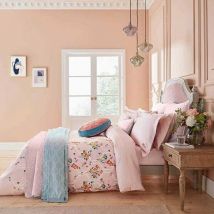 Ted Baker - Peppermint Duvet Cover Set Double Soft Pink