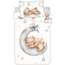 Teddy Bear Kinderbettwäsche – Bettbezug 100x135 cm & Kissenbezug 40x60 cm