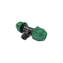 Tee a compressione filetto maschio PN10