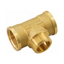 Tee fmf in ottone giallo 1" x 1" x 1"