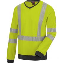 Tee-shirt de travail manches longues haute-visibilité jaune fluo Würth Modyf 3XL